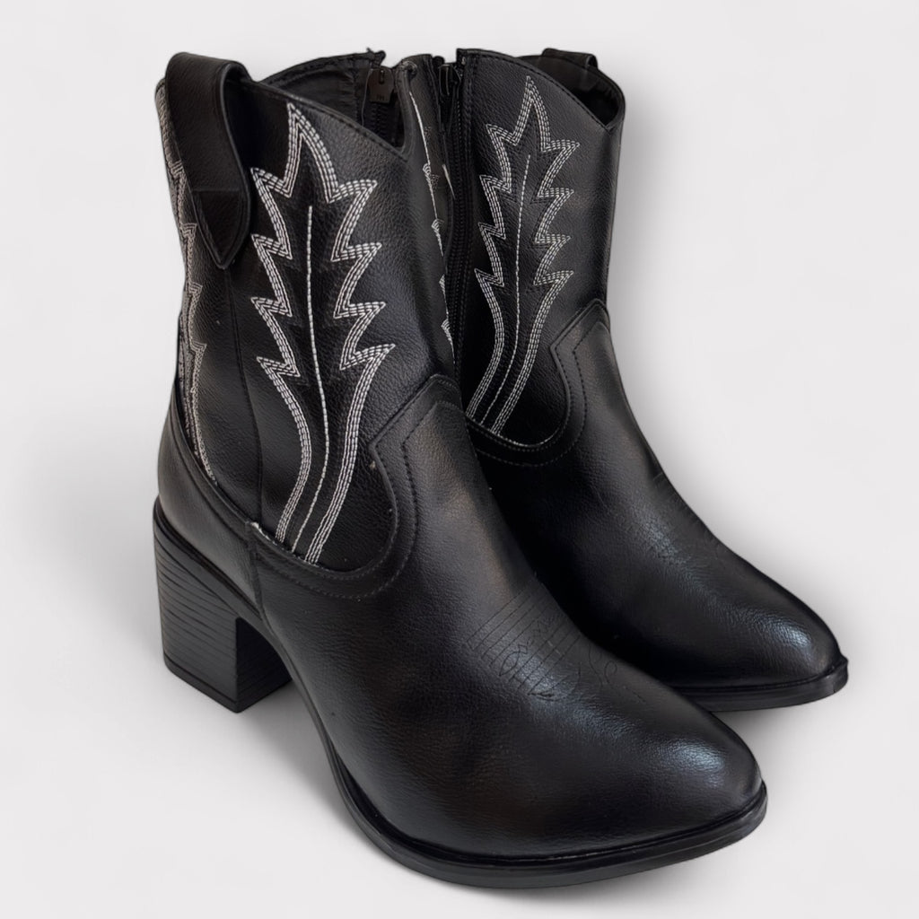 BOTIN BORDADO COWBOY "DALLAS"